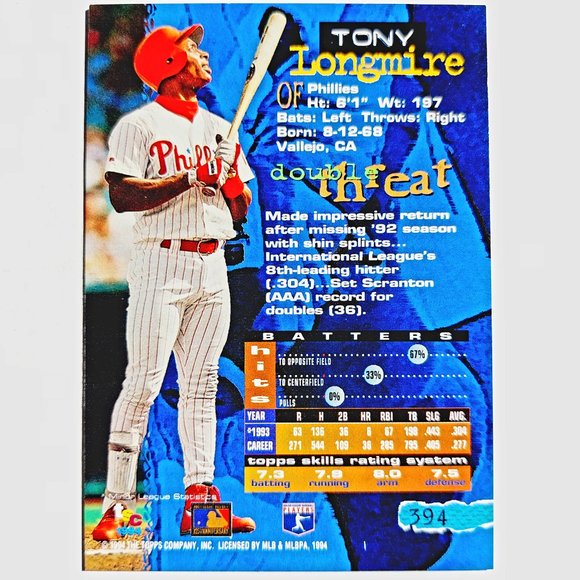 Philadelphia Phillies (Tony Longmire) - BSBL [21_TL1] - Picture 2 of 2